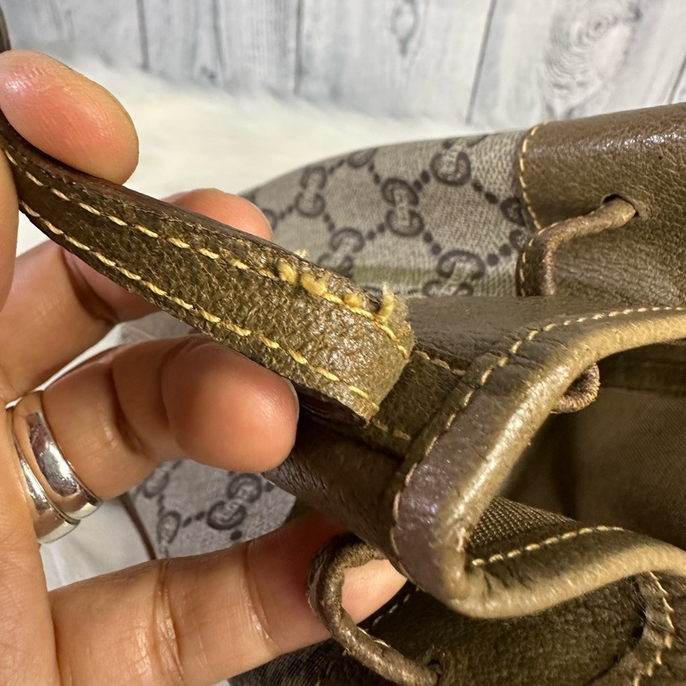 GUCCI monogram mini bucket bag - Picture 13 of 17